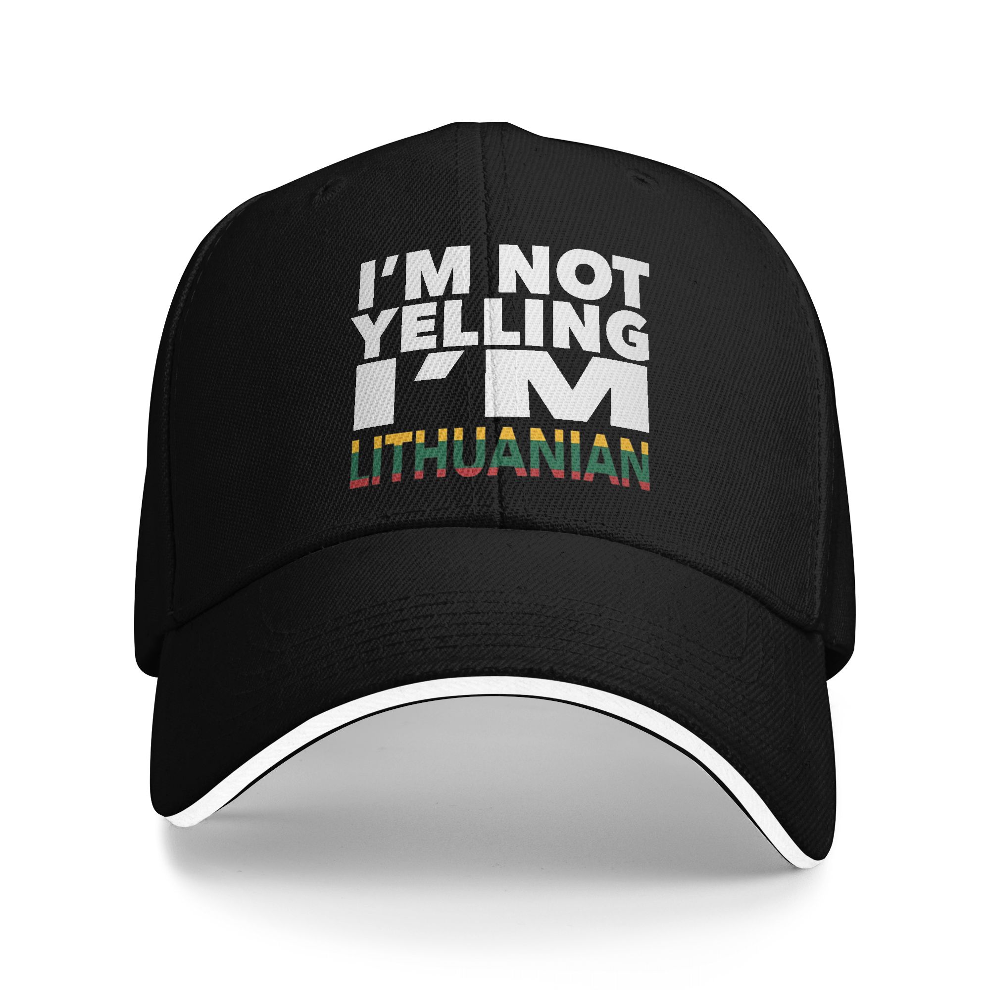 Outdoor Sport Hat Classic - Topi Bisbol Kasual Lithuanian I'm Not