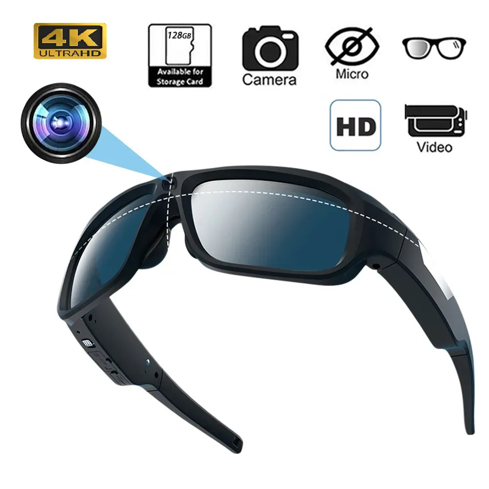 Outdoor Sport Activity - Kacamata Pintar Kamera HD 4K Mini