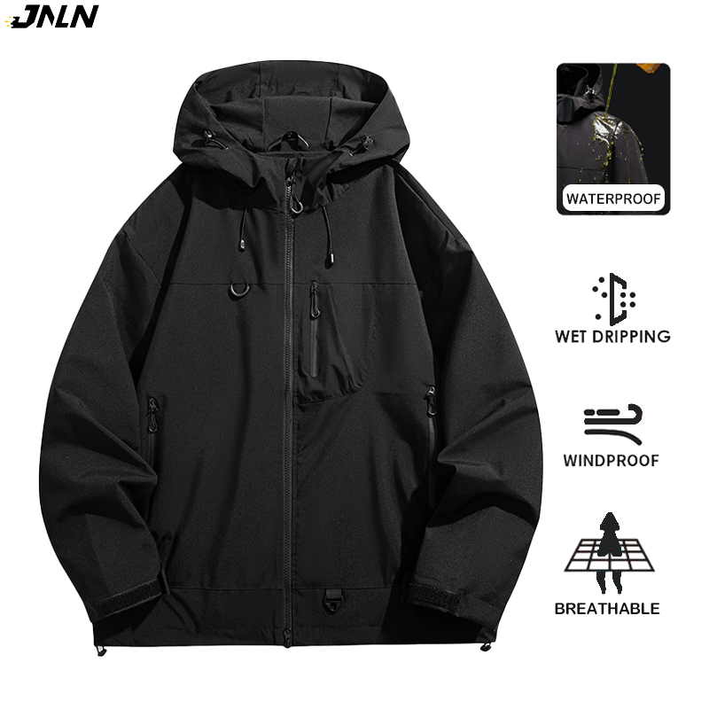 Outdoor Sport Jacket Men - JNLN Uniseks Jaket Tahan Air Olahraga