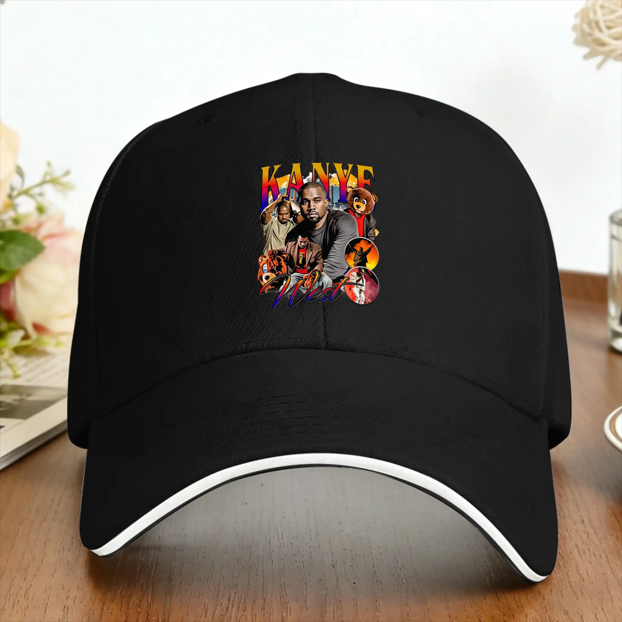Outdoor Sport Hat Classic - Topi Bisbol Kasual Kanye West Poster