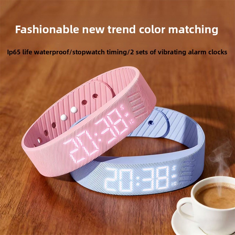 Outdoor Sport Watch - Jam Alarm Digital LED dengan Gelang