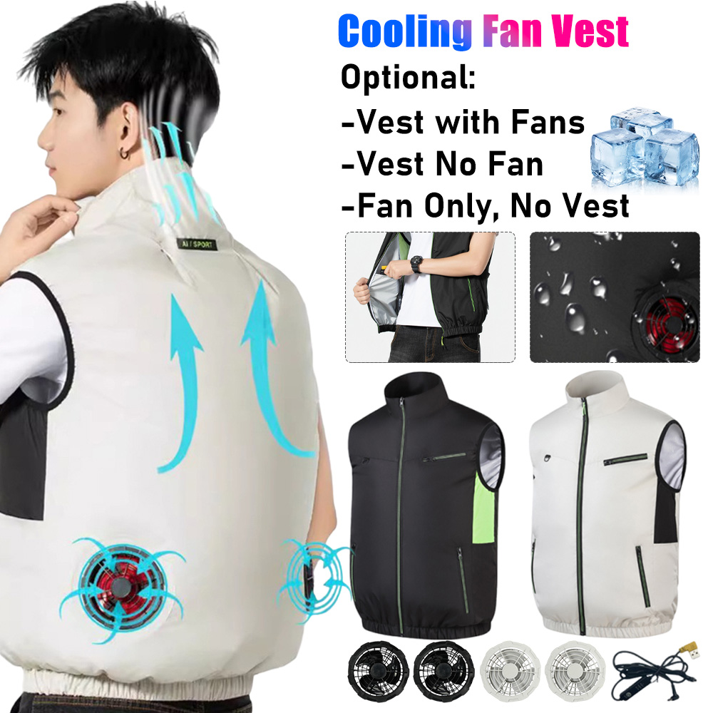 Outdoor Sport Jacket Men - Rompi Kipas Pendingin 2025 Pakaian AC
