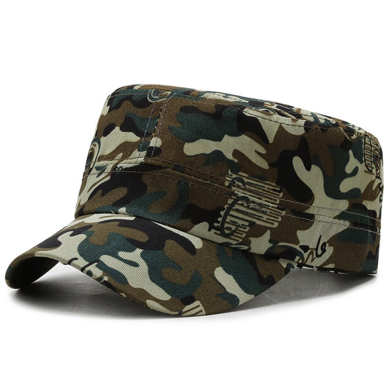 Outdoor Sport Hat Classic - Topi Bisbol Taktis Kamuflase, Topi Tentara