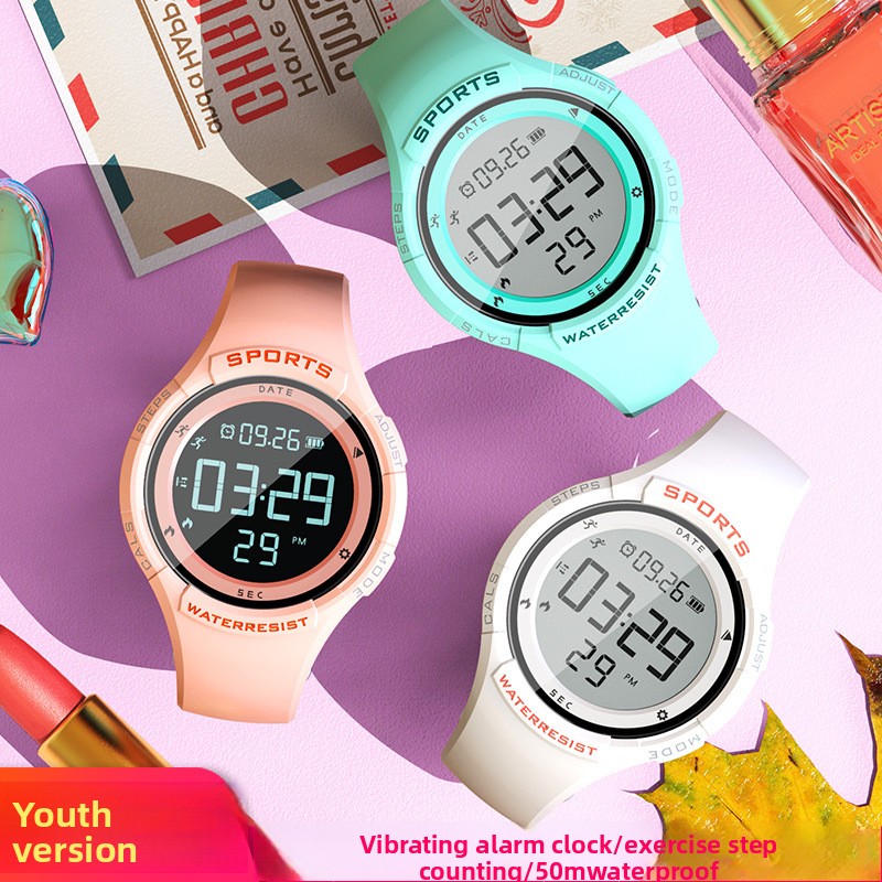 Jam Tangan LED Silikon Tahan A - Outdoor Sport Lights ulasan dan harga