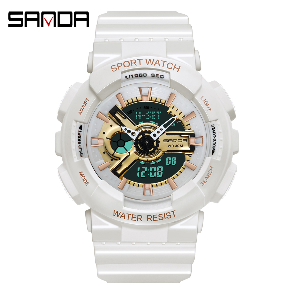 Sanda Fashion Jam Tangan Digit - Outdoor Sport Lights ulasan dan harga