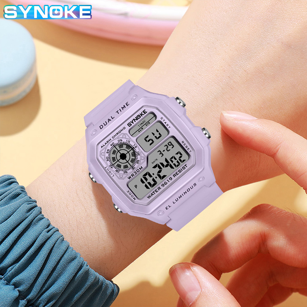 SYNOKE jam tangan Digital wani - Outdoor Sport Lights ulasan dan harga