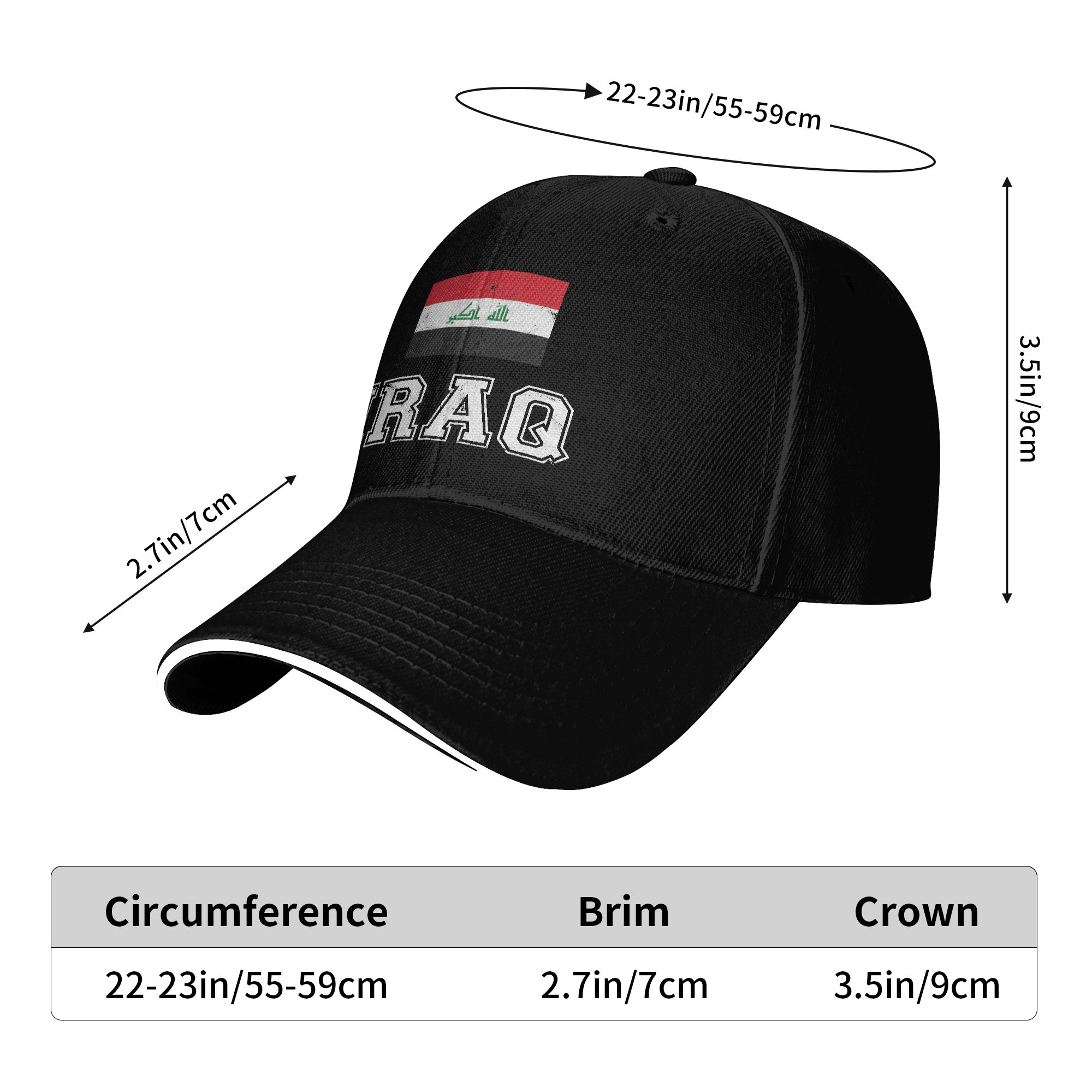 Topi Bisbol Bendera Irak Topi  - Outdoor Sport Hat Classic ulasan dan harga
